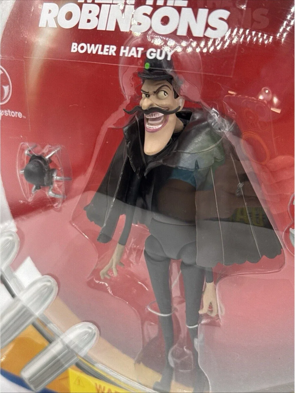 Disney Store Exclusive Meet The Robinsons Bowler Hat Guy Action Figure 2007 New